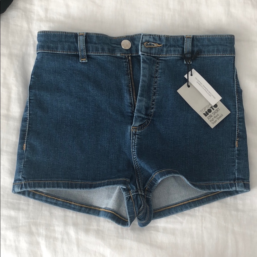 Top shop Joni short high waist high stretch